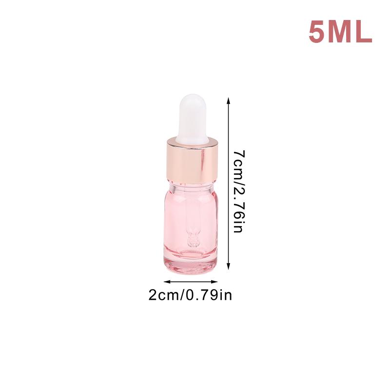 

Флаконы-капельницы многоразовые 5-100 мл крышка цвета розы косметическая тара розовое стекло ароматерапия жидкая пипетка для эфирного массажа 5ml
