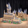 Gothic Medieval Castle Building Blocks Kits MOC Micro Bricks Magic School Birthday Gifts for Adult Kids Creative Toys 6000+pcs