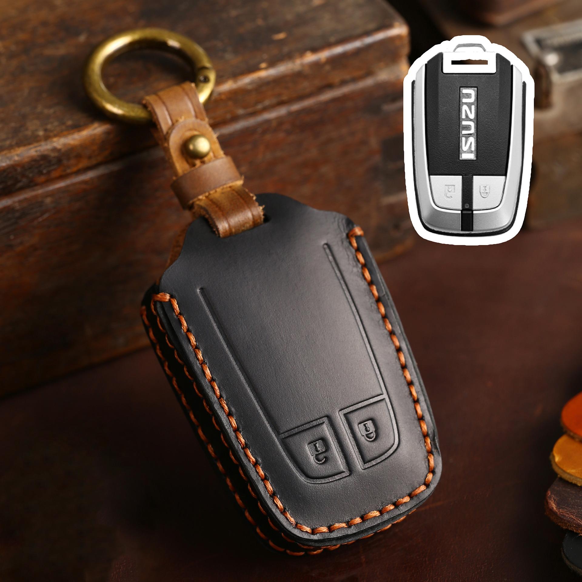 

Подходит для комплекта ключей Jiangxi Isuzu muX Shepherd Ranger D-MAX пикап Юго-Восточной Азии всеобъемлющее защитное кольцо-чехол чёрный