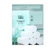 50 Rolls Coreless Large Household Toilet Paper Pack - Wood Pulp, Portable, Hand Wiping