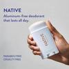 Native Deodorant Aluminum Free Natural Deodorant Long Lasting Odor Protection Men Women Sensitive Skin 2.65oz