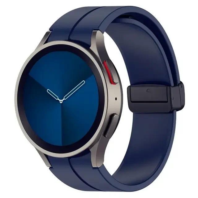 20mm Band For Samsung Galaxy Watch 7/6/5/4/44mm 40mm 5 Pro 45mm Silicone Bracelet Correa Galaxy Watch 6 Classic 47mm 43mm Strap