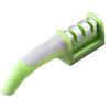 Kitchen Sharpener Speed Grinding Comfortable Grip 3 Stage Slots Non-Slip Safe Efficient  Manual Sharpener for Home