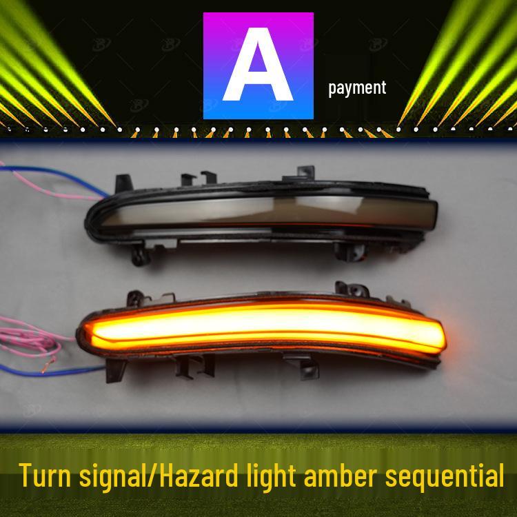 Compatible with Trumpchi GAC M8/GM8/GS8/GS7: Rearview Mirror Sequential Turn Signal and Dynamic Blue Daytime Running Light