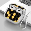 Clear Earphone Cases Cover Case For Airpods Pro3 3 4 Pro Pro2 1 2 Retro Honeycomb Net