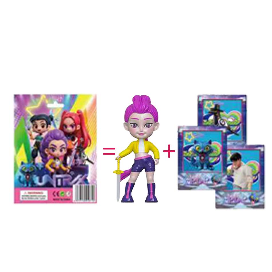 NEU Kpop Dämonenjäger Figur Cartoon Jäger Tiger Rumi/Mira/Zoey Actionfigur PVC Schreibtischdekoration Modellpuppe Spielzeug Kindergeschenk