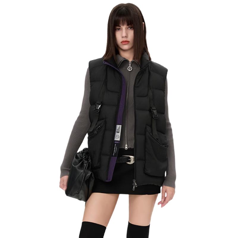 

JINYUJIE 2024 Autumn/Winter Unisex Short Duck Down Vest N24805409 L