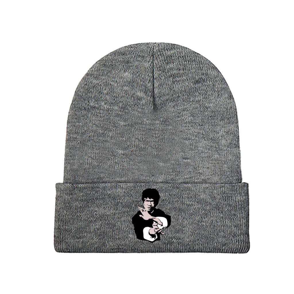 

Брюс Ли о своей знаменитой вязаной шапке кунг-фу, шапочки, зимние шапки, теплые унисекс, хип-хоп, дракон, китайские шапки для женщин, подарки унисекс One Size