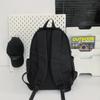Women Solid Color Backpack Men's Backpack Lightweight Travel Computer Bag Student Schoolbag