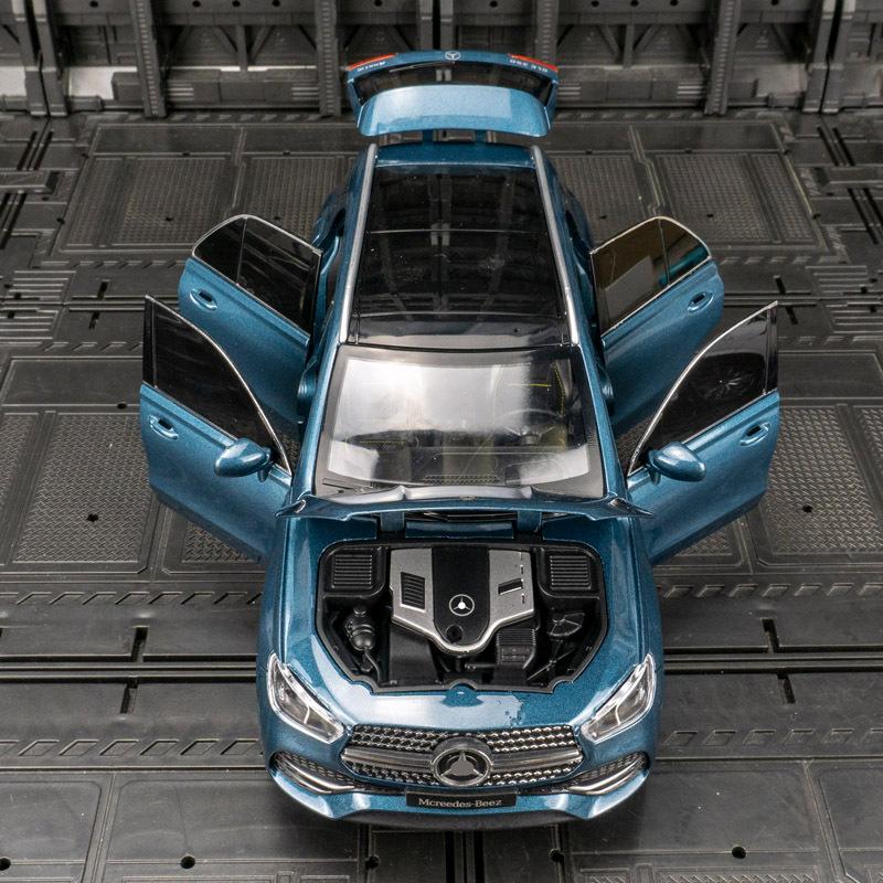 Simülasyon GLE350 Alaşım Araba Modeli Süsleri Geri Çekmeli Arazi Aracı Çocuk Oyuncak Araba