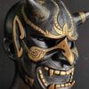 Soft Latex Devil Samurai Prajna Latex Mask For Cosplay Prop Halloween Carnival