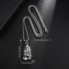 Retro and Simple Heart-shaped Wing Bell-shaped Alloy Pendant, Versatile and Fashionable, Perfect for Personalizing Your Look.