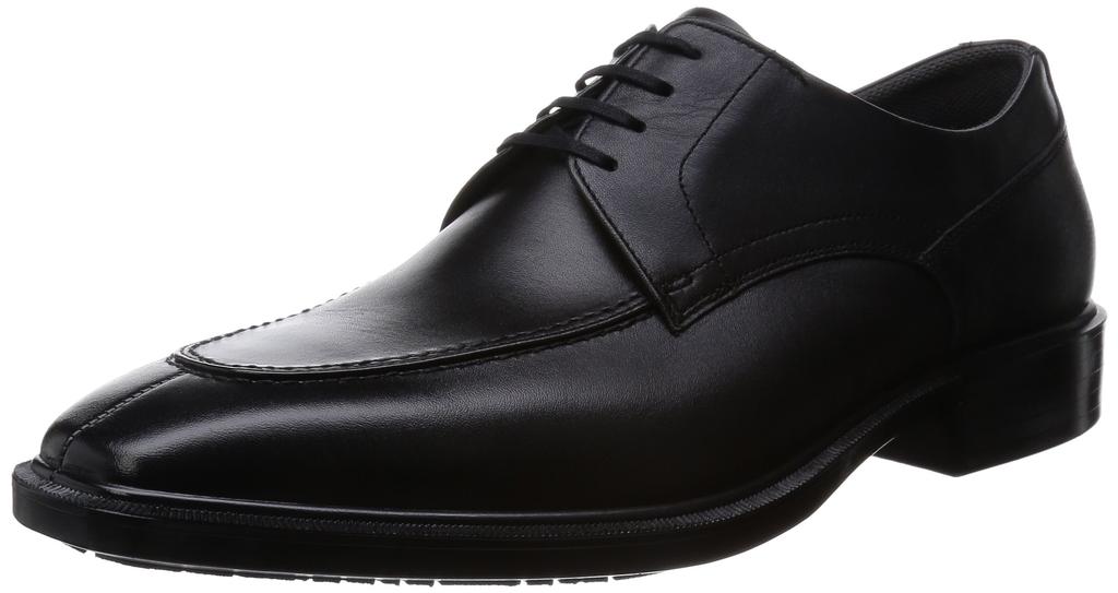 Tsukinkaisoku Business Shoes, Formal, Waterproof, Gore-Tex, U-Tip, Black, Size 25cm, 3E, TK3308