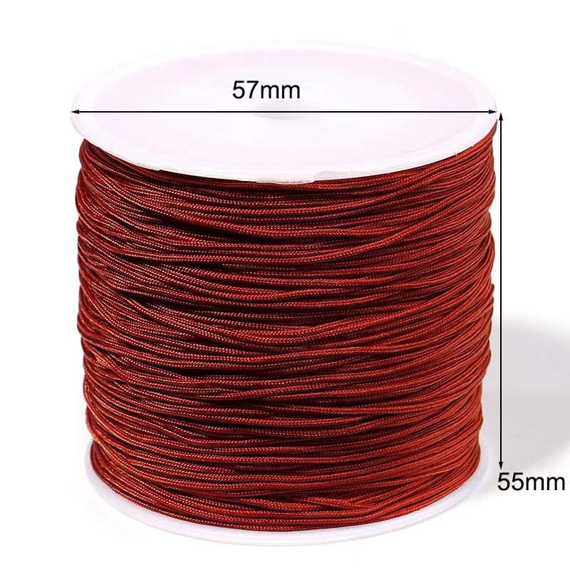 90M/Roll 0.8mm Jade Thread Hand-woven Rope Braided Beaded Thread for DIY Bracelet Jewelry Handcraft Cord Material Wholesale