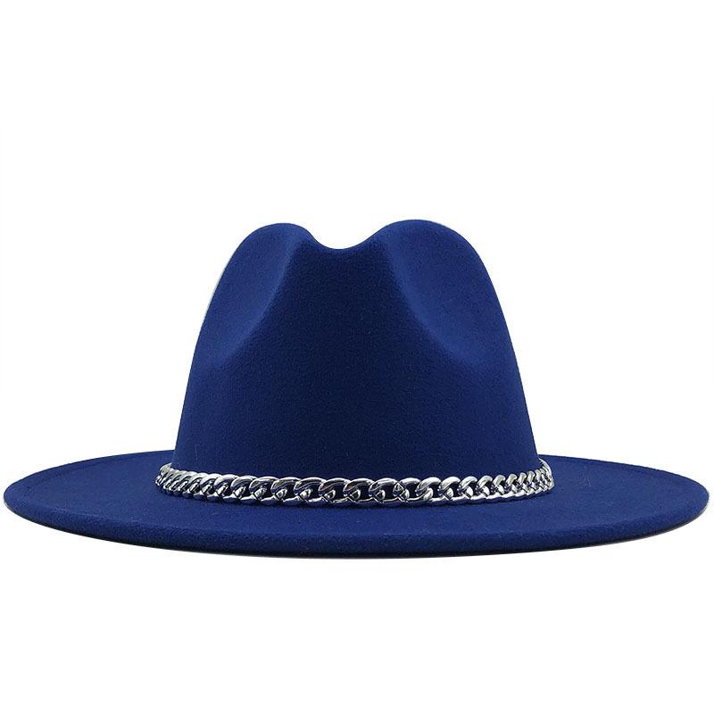 eBay Autumn and Winter New Black Woolen Top Hat European and American Fashion Jazz Hat