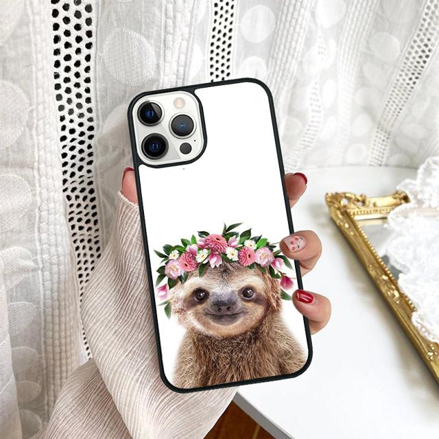 Raccoon Fox Animal Flower Phone Case For Samsung Galaxy S10 S22 S23 S24 Note 10 20 Lite S20 Plus S21 Ultra Back Cover