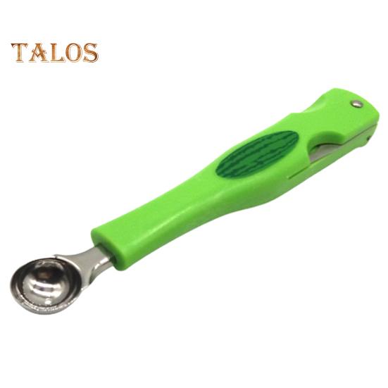 

Резак для арбуза, слайсер 3 в 1, набор лопаток для дыни, сепаратор для мякоти, лопатка для мороженого, фруктов, кухонный гаджет зелёный