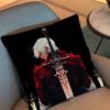 Dante Devil Game May Cry Dmc Vergil Pillow Case Office Cushions Suitable For Sofa Car Bedroom Decorative Cushion Cover