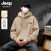 JEEP SPIRIT Men's Winter Lamb Fleece Lined Hooded Sweatshirt