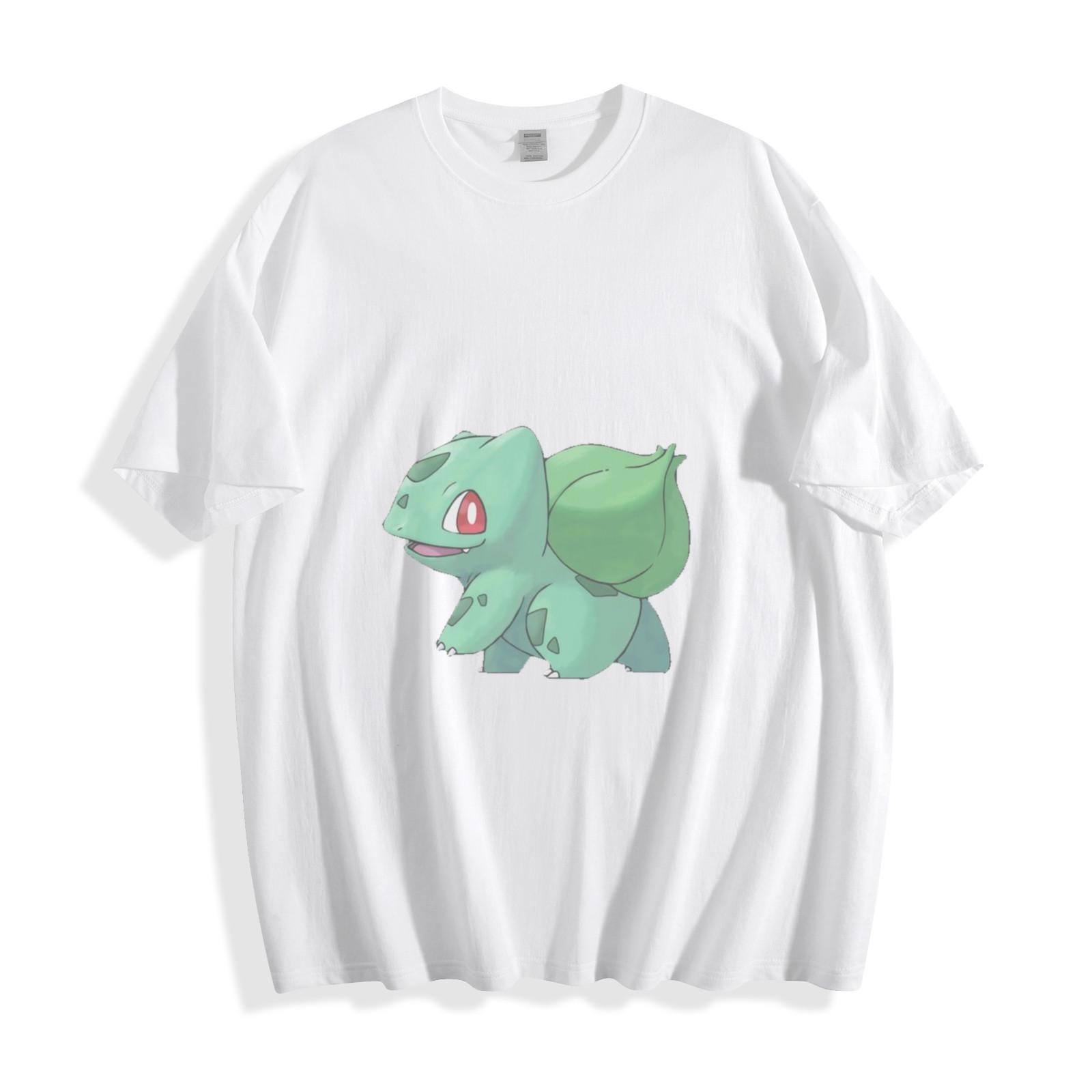 Bulbasaur Bloom T-Shirt Mens Womens Tees Top - Cute Pokémon Grass Starter Unisex Tee 3XL