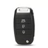 Jingyuqin 2/3/4 Buttons Remote Flid Folding Key Case Shell Cover Case For KIA Carens Cerato Forte K2 K3 K5 Car Fob Cover