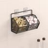 Storage Rack Wall Mounted Organizer with 360° Ventilation And Compartments Design Storage Basket for Kitchen