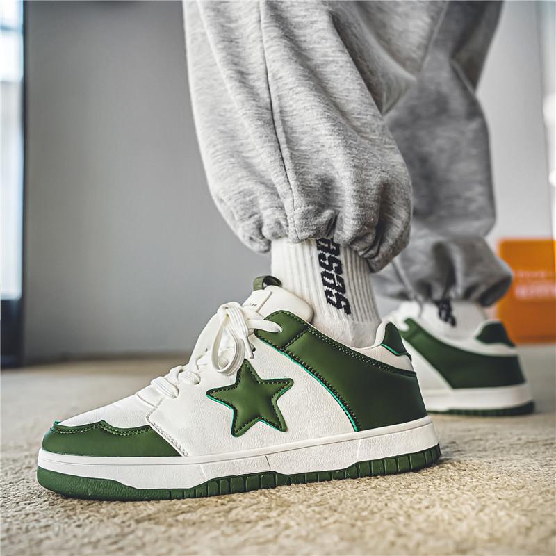 The New Classic Fashion Shoes for Male Students All-match Non-slip Board Shoes High Quality Wear-resistant Casual Sports Shoes