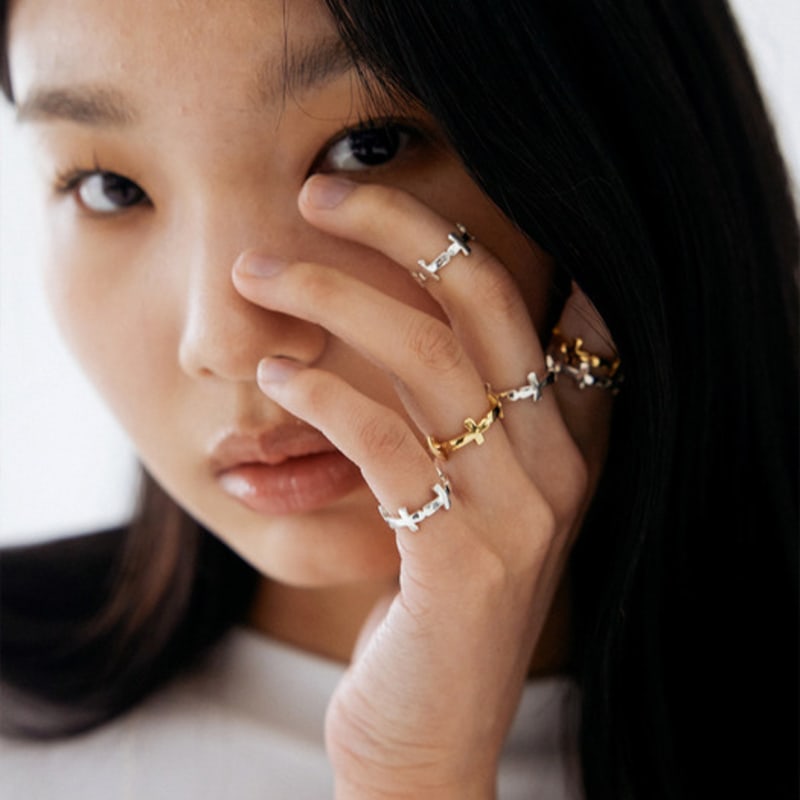 MARTA CROSS RING