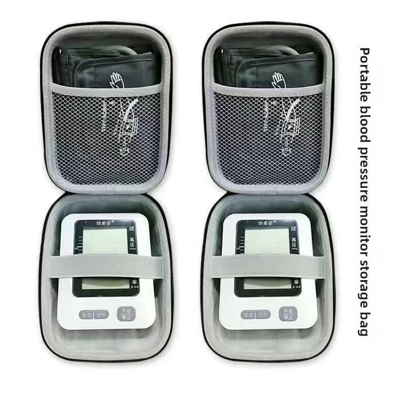 Carrying Organizer Case for Omron Upper Arm Blood Pressure Monitor, Portable Protective Storage Bag, Durable & Lightweight