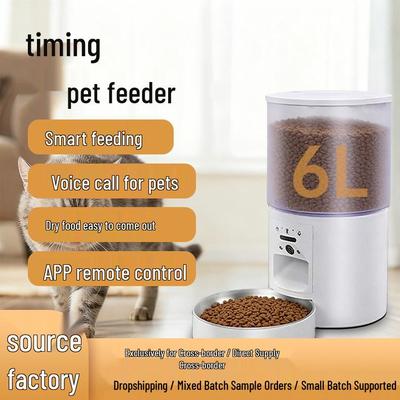 Automatic Smart Pet Feeder: Timed, Portion-Controlled Food Dispenser for Dogs and Cats