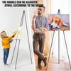 New Portable Easel Stand for Wedding Sign Painting Display Folding Adjustable Metal Artist Tripod Easel with Bag