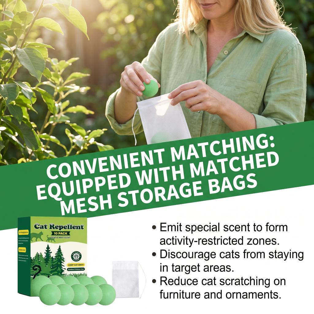 Pellets for Cats - 10 Count - Indoor and Outdoor Use