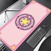 Pink Cardcaptor Sakura Large Deskmat Kero Washable Pink Magic Wand Circel Mouse Pad Anime Rubber Playmat Cartoon G