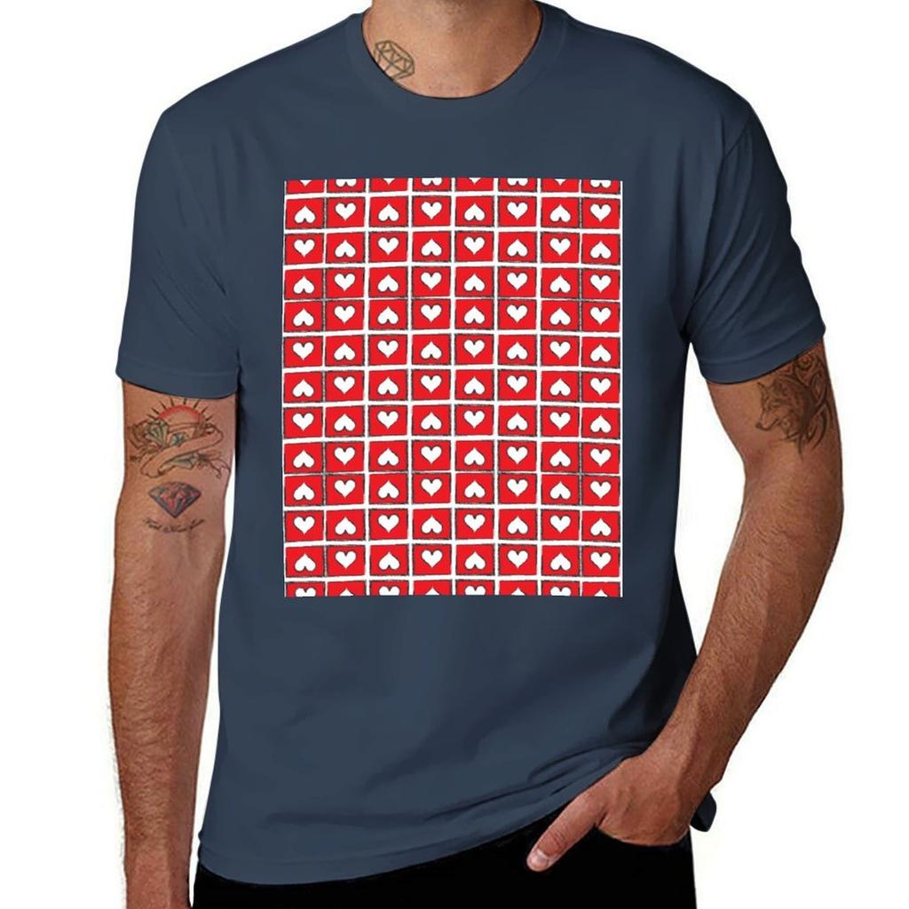Harts Are Always In My Heart Tshirt Classic Crew Neck Cotton Tshirt