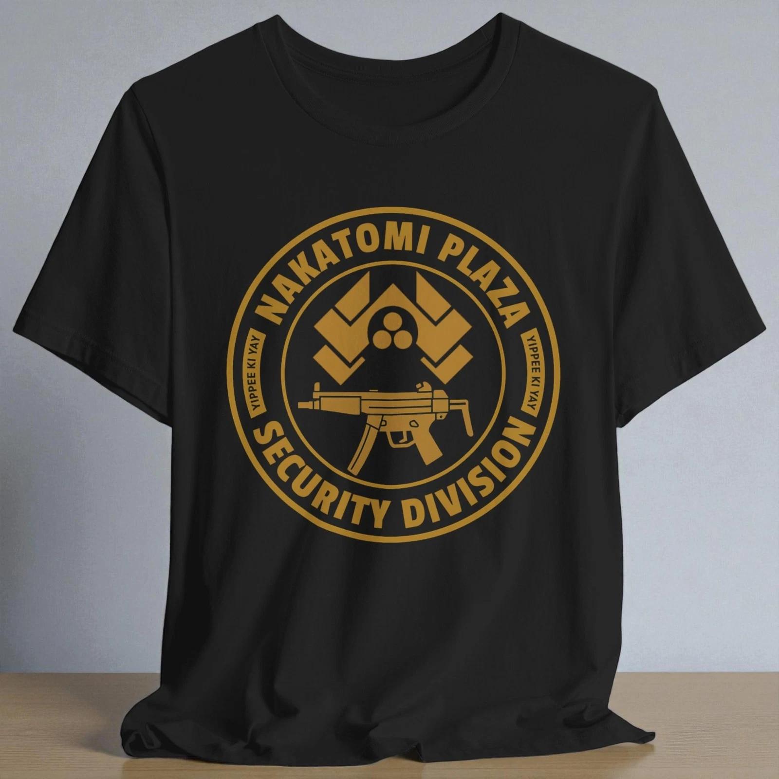 Nakatomi Plaza Security Division T-Shirt, Die Hard Movie Themed Shirt XL