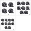 Convenient Dishwasher Assembly Plastic Texture Replacement Rollers Dishwasher Upper Rollers Efficient Dishwasher Wheels