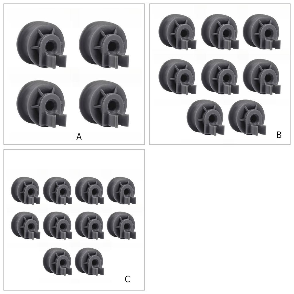Convenient Dishwasher Assembly Plastic Texture Replacement Rollers Dishwasher Upper Rollers Efficient Dishwasher Wheels