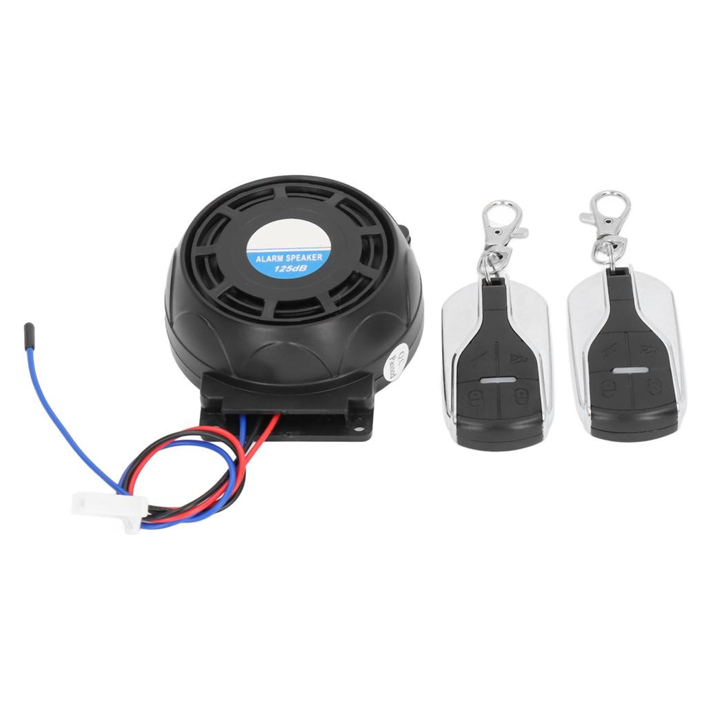 Motorcycle Security Alarm System Anti Theft 2 Remote Control 12V Waterproof Universal for