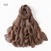 58 Colors Women Candy Color Voile Scarf Plain Solid Pashmina Female Warm Cotton Viscose Scarves Blanket Shawls And Wraps Bufanda