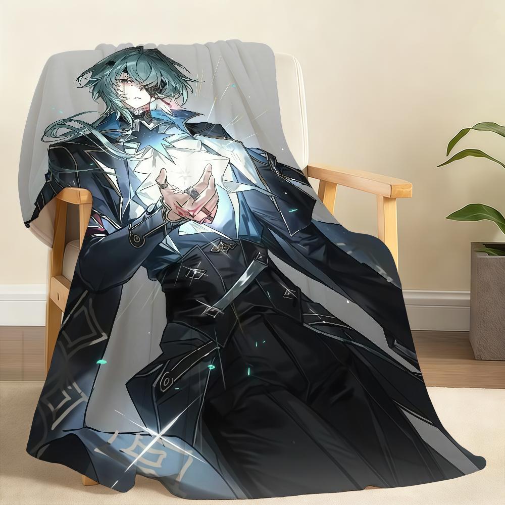 Hot Game Honkai Star A AnaXa Blanket For Soft Throw Blanket for Picnic Bed Sofa Home Bedroom Cozy Warm Comfortable