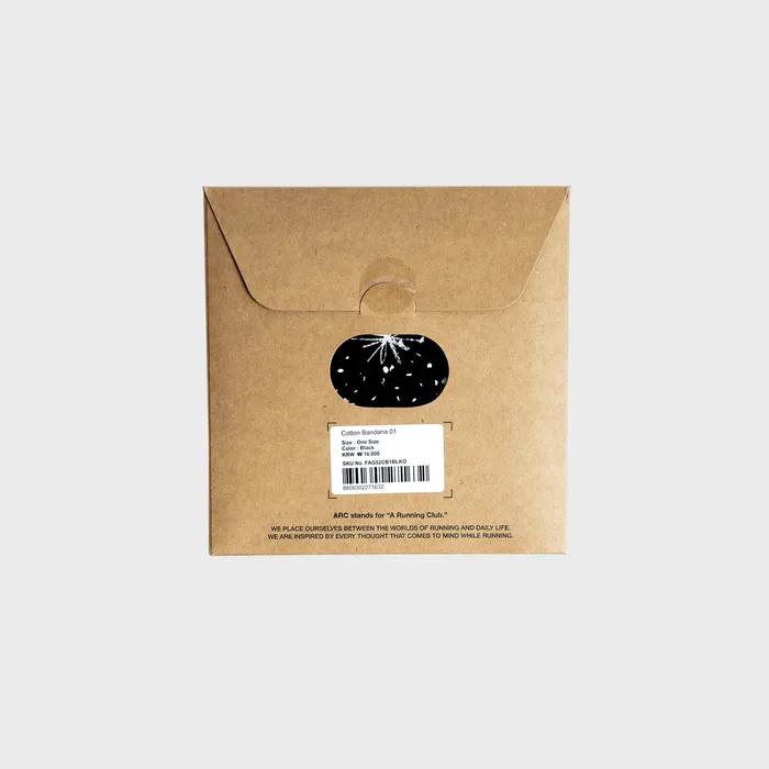 [ARC ARC] Cotton Bandana 01 Black