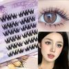 Glue Free Manga Lashes With Jelly Glue Strips 3D False Eyelashes Cat Elf Eyelashes  Party Supplies