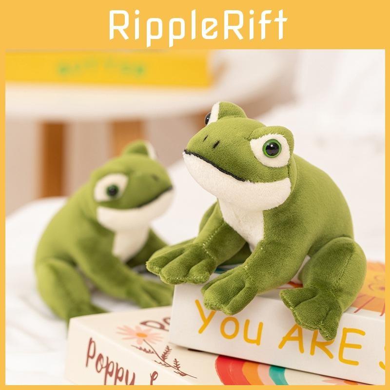 Plush Green Frog Toy Animal Stuffed Doll Bedroom Decoration Cute Gifts Kids