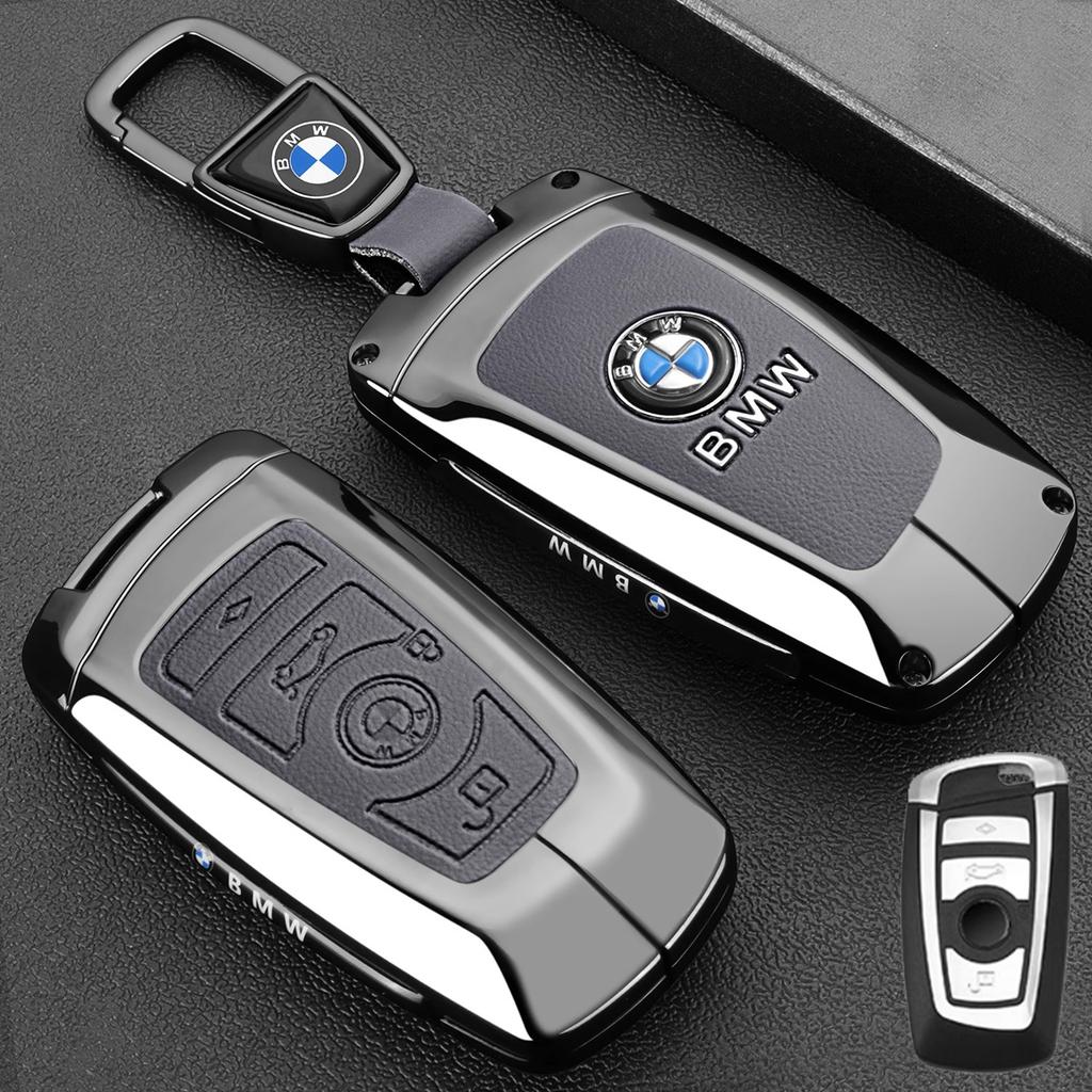Styling Zinc Alloy Car Key Cover Case Holder For BMW 1 3 7 Series X1 X3 X5 X6 X7 F20 F15 F16 F48 G20 G30 G01 G02 G05 G11 G32