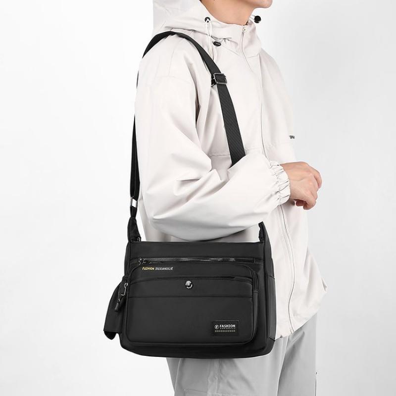 New Men Crossbody Bags Male Nylon Shoulder Bags Boy Messenger Bags Man Handbags For Travel Casual Large Satchel