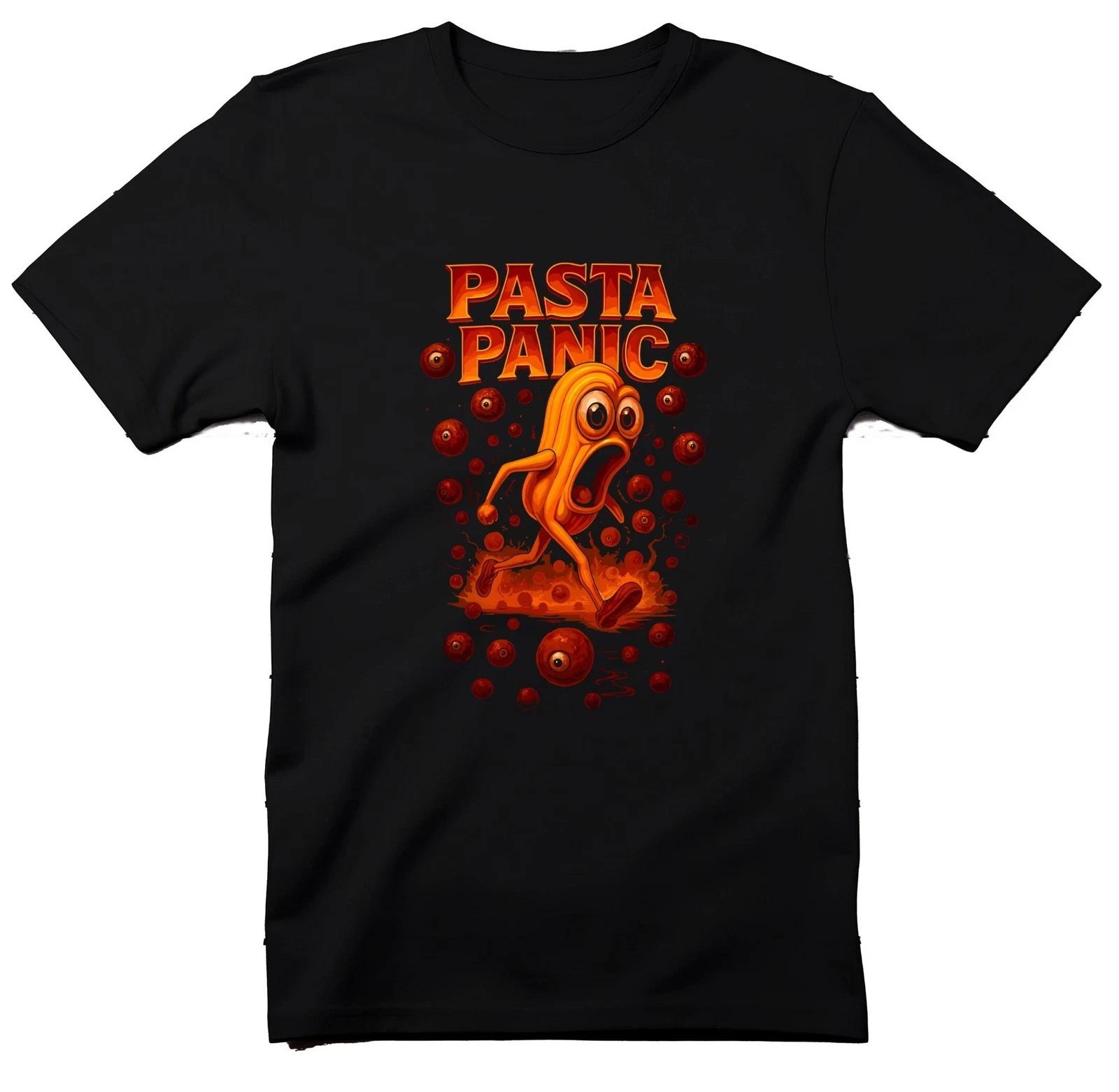 Italian Brainrot, Funny Meme, Pasta Panic T Shirt, Funny Food Tee, Running Pasta 3XL