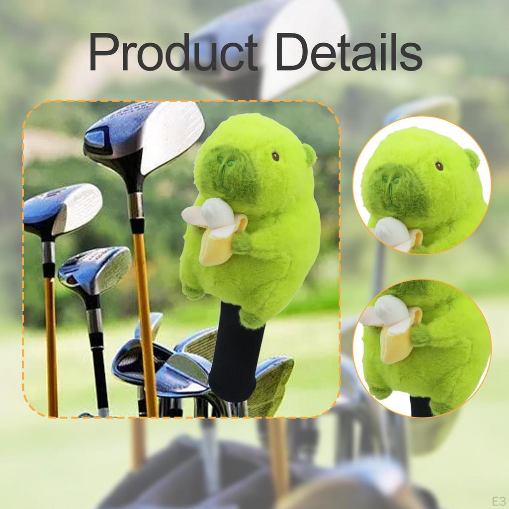 Capybara Golf Club Headcover for Fairway Wood, Scratch Guard Sleeve