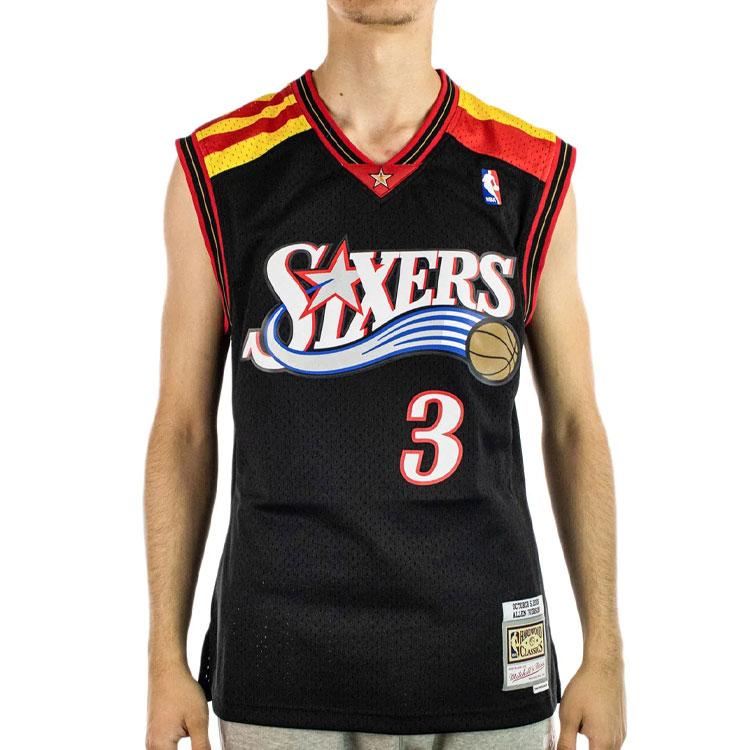 Mitchell Ness Authentic "NBA Philadelphia 76ers 2006-07 Allen Iverson" jersey SMJY4203-P7606AIVBLCK