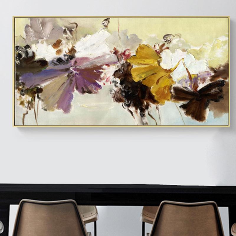 Abstraktní květiny Obrazy na plátně Abstraktní Pop Art Plátno Plakáty a tisky Květiny Moderní obrazy do obývacího pokoje Cuadros pozadí