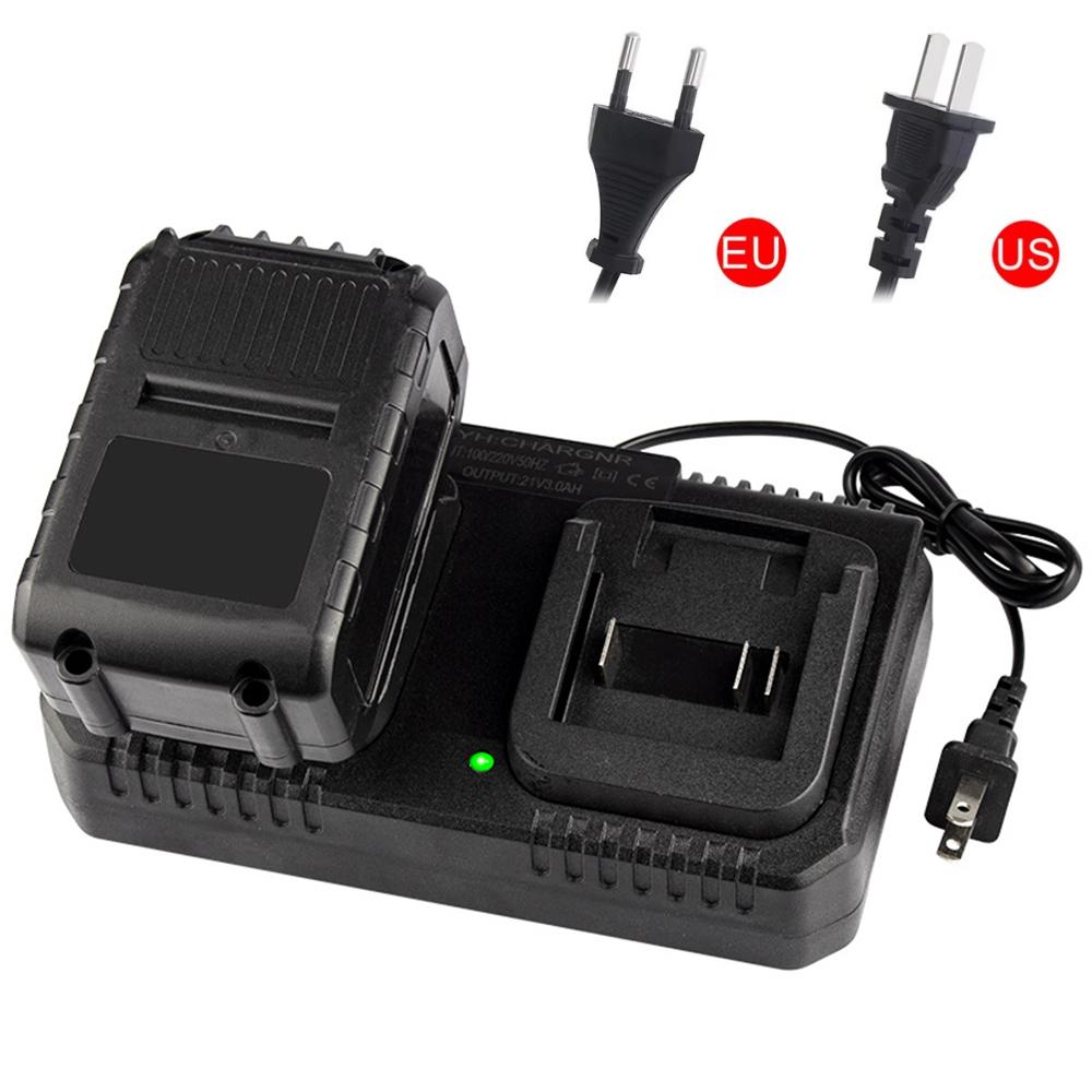 3A Lithium Battery Charger Fast Charging EU/US Plug Power Tool Portable Charger for Makita 18V 21V BL1415 BL1815 BL1830 BL1850